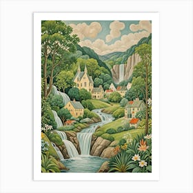 Elvish Village Art Print