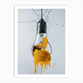 Light Bulb Art Print