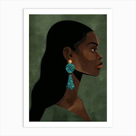 Portrait Of An African Woman 1 Art Print