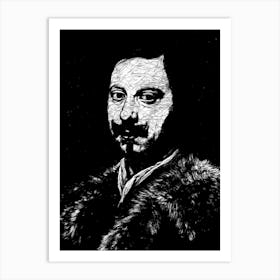 Evangelista Torricelli Black In White Art Print