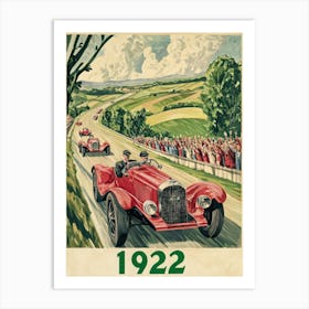 Aihrgdesign A Vintage Sports Poster For A 1922 Automobile Ral 0354d74d 2d99 43eb 8ef4 F1f00745b16e 1 Art Print