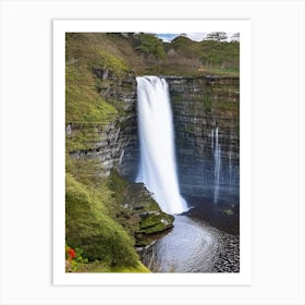 High Force Waterfall, United Kingdom Majestic, Beautiful & Classic (2) Art Print