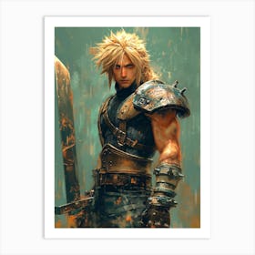 Cloud Strife Art Print