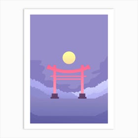 Shinto Gate Art Print