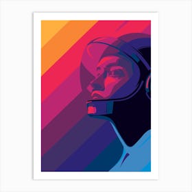 Astronaut'S Head Art Print