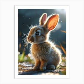 Cute Bunny 7 Art Print