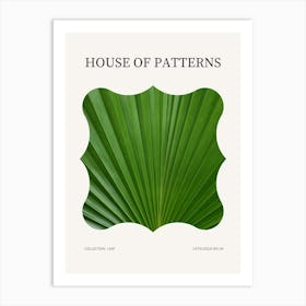 Leaf Pattern Poster 4 Art Print