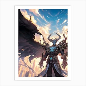 Angel Of The Sky Art Print