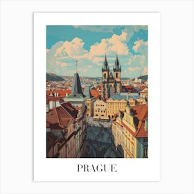 Prague Cityscape 2 Art Print