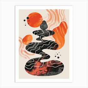 Zen Buddhist Temple Art Print