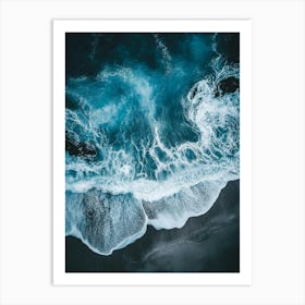 Aerial View Of The Ocean 13 Art Print