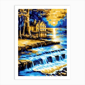 House By The River Art Print