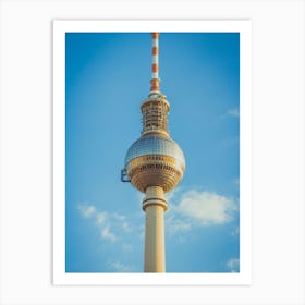 The Tv Tower Of Berlin That Located On The Alexanderplatz 7 Art Print