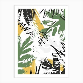 Tropical Leaves 168 Art Print