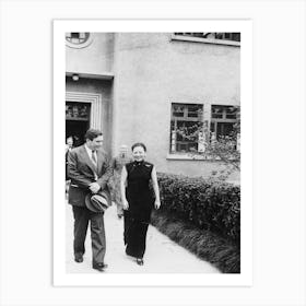 Chungking, China, Mr, Wendell Wilkie And Madame Chiang Kai Shek At The Official Residence Of The Generalissimo Art Print