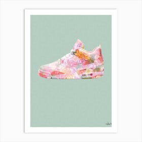 Floral Jordan Art Print