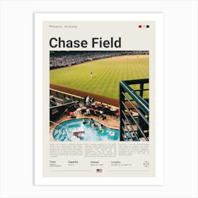 Baseball - Arizona Diamondbacks - Chase Field 2 Art Print