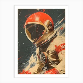 Astronaut In Space 6 Art Print