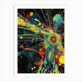 Alien Style Abstract Art Print