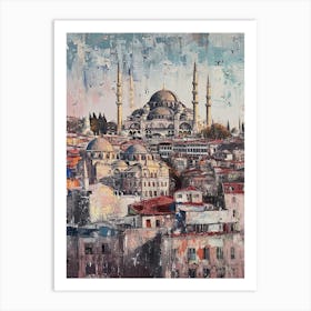 Kitsch Istanbul Illustration 1 Art Print
