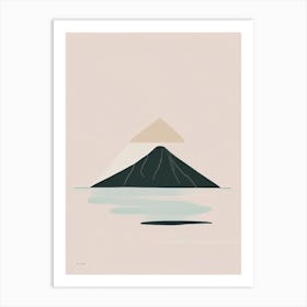 Pico Island Portugal Simplistic Tropical Destination Art Print