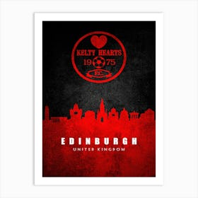 Kelty Hearts Art Print