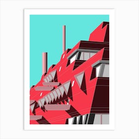 Mausebunker, Berlin, Colour Art Print