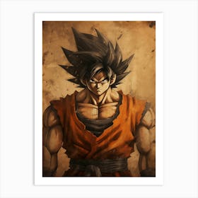 Dragon Ball Z Wallpaper 32 Art Print