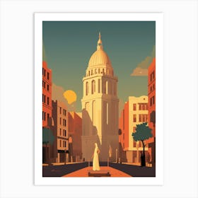 Takism Square Art Deco 2 Art Print