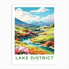 England Lake District Travel Art Print