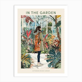 In The Garden Poster Gothenburg Botanic Gardens Sweden Art Print
