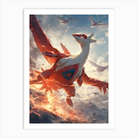 Latias Pokemon Anime Manga Japan Poster Art Print