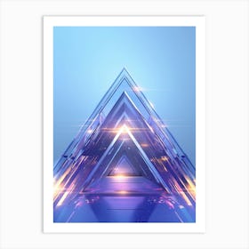 TrianglesAbstract Art Print