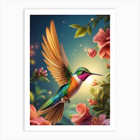 Hummingbird Art Print