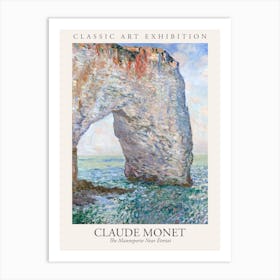 The Manneporte Near Eetretat, Claude Monet Poster Art Print