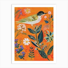 Spring Birds Chimney Swift 3 Art Print
