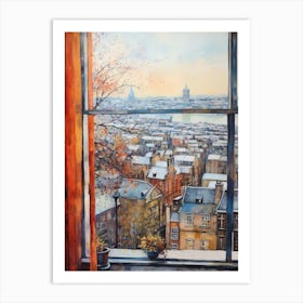 Winter Cityscape Liverpool United Kingdom Art Print