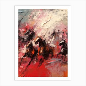 Horse Race 1 Art Print