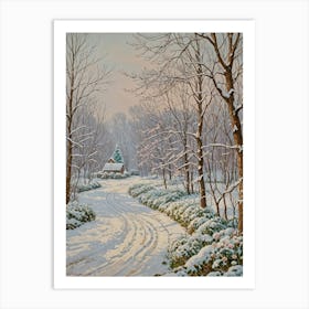 Winter's Embrace Art Print