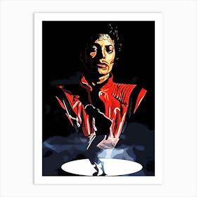 Michael Jackson king of pop 4 Art Print