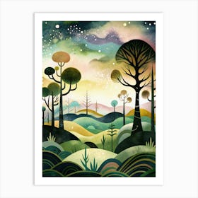 Verdant Dreamscape Art Print