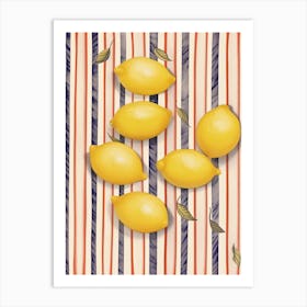 Amalfi Lemons 1 Art Print