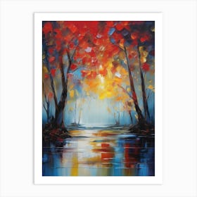 Autumn Forest 15 Art Print