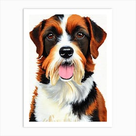 Fox Terrier (Smooth) 3 Watercolour Dog Art Print