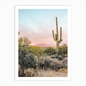 Desert Sunset 1 Art Print