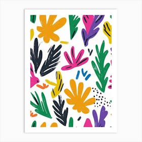 Abstract Floral Pattern Art Print