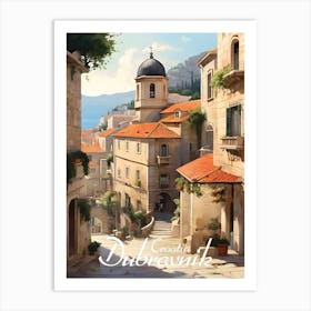 Dubrovnik Old Town Art Print
