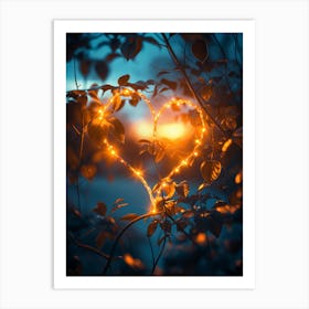 Heart Of Light Art Print