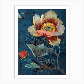 Chinese Flower Painting 57 Art Print