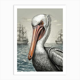 Pelican Art Print